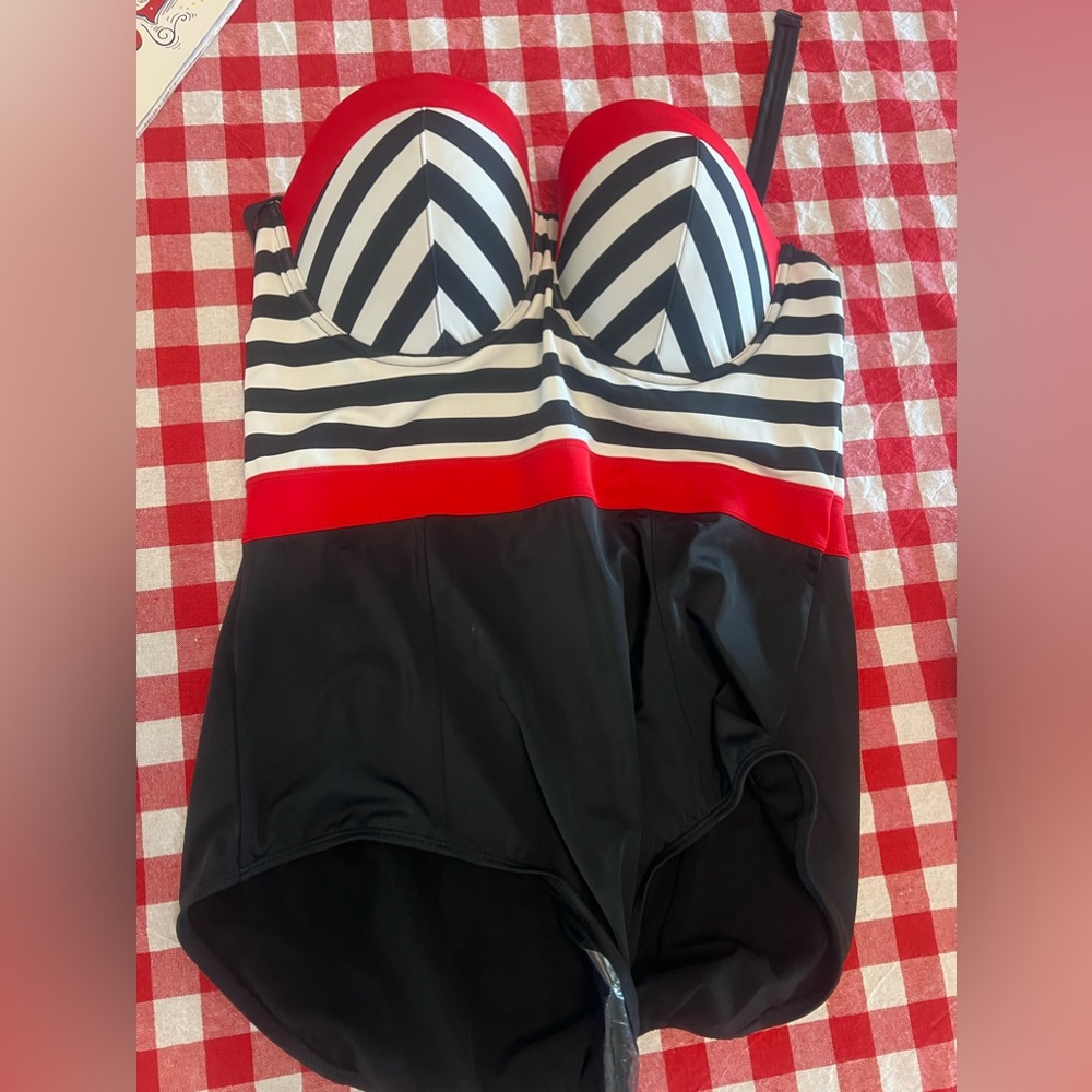 Worn once Euc torrid chevron one piece suit